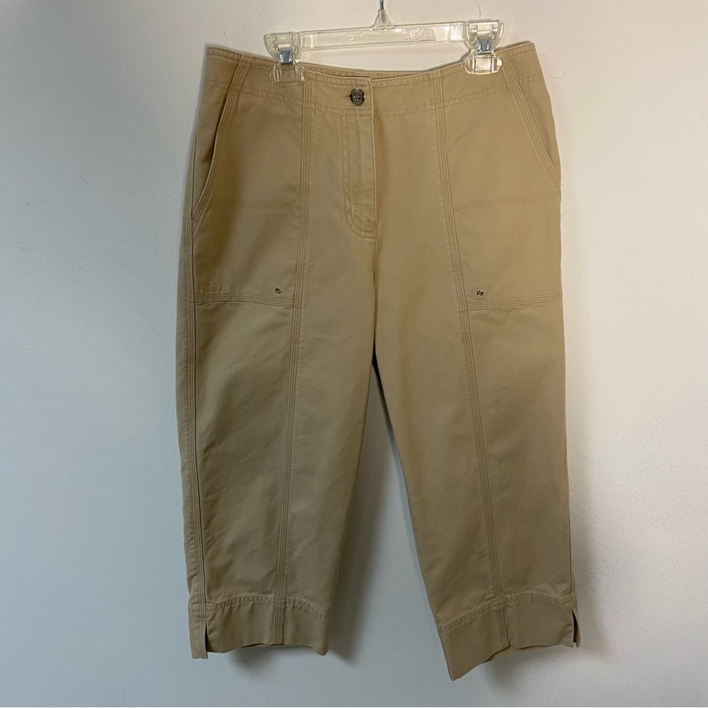 Ralph Lauren Women’s Capri Pants Khaki Color Size 6P
